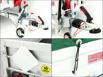 Anhänger mit Plane 150x300cm 1300kg | Typ 7.13 | Hochplane 160cm – Grün-Neu – Bild 5