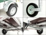Anhänger mit Plane 150x300cm 1300kg | Typ 7.13 | Hochplane 160cm – Grün-Neu – Bild 8