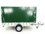 Anhänger mit Plane 150x300cm 1300kg | Typ 7.13 | Hochplane 160cm – Grün-Neu – Bild 10