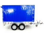 Anhänger mit Plane 150x300cm 2600kg | Typ 7.26 | Hochplane 180 cm – Blau-Neu – Bild 4