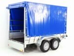 Anhänger mit Plane 150x300cm 2600kg | Typ 7.26 | Hochplane 180 cm – Blau-Neu – Bild 8