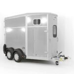 Ifor Williams Pferdeanhänger HB506|Sattelkammer|Silber-Neu
