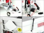 Anhänger mit Plane 150x300cm 1300kg | Typ 7.13 | Hochplane 160cm – Silber-Neu – Bild 7