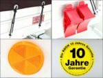 Anhänger mit Plane 150x300cm 2600kg | Typ 7.26 | Hochplane 180 cm – Schwarz-Neu – Bild 9