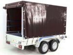 Anhänger mit Plane 150x300cm 2600kg | Typ 7.26 | Hochplane 180 cm – Schwarz-Neu – Bild 12
