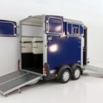 Ifor Williams Pferdeanhänger HB511|Heckklappen-Türkombination|blau-Neu
