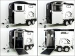 Cheval Liberte Pferdeanhänger Touring Country|Pullman-Fahrwerk| Frontausstieg| schwarz-Neu – Bild 8