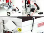 Anhänger mit Plane 150x300cm 1300kg | Typ 7.13 | Hochplane 160cm – Schwarz-Neu – Bild 8