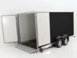 Vezeko Koffer-Absenkanhänger 167x400cm Höhe: 210cm 3,5t | Schwarz-Neu – Bild 6