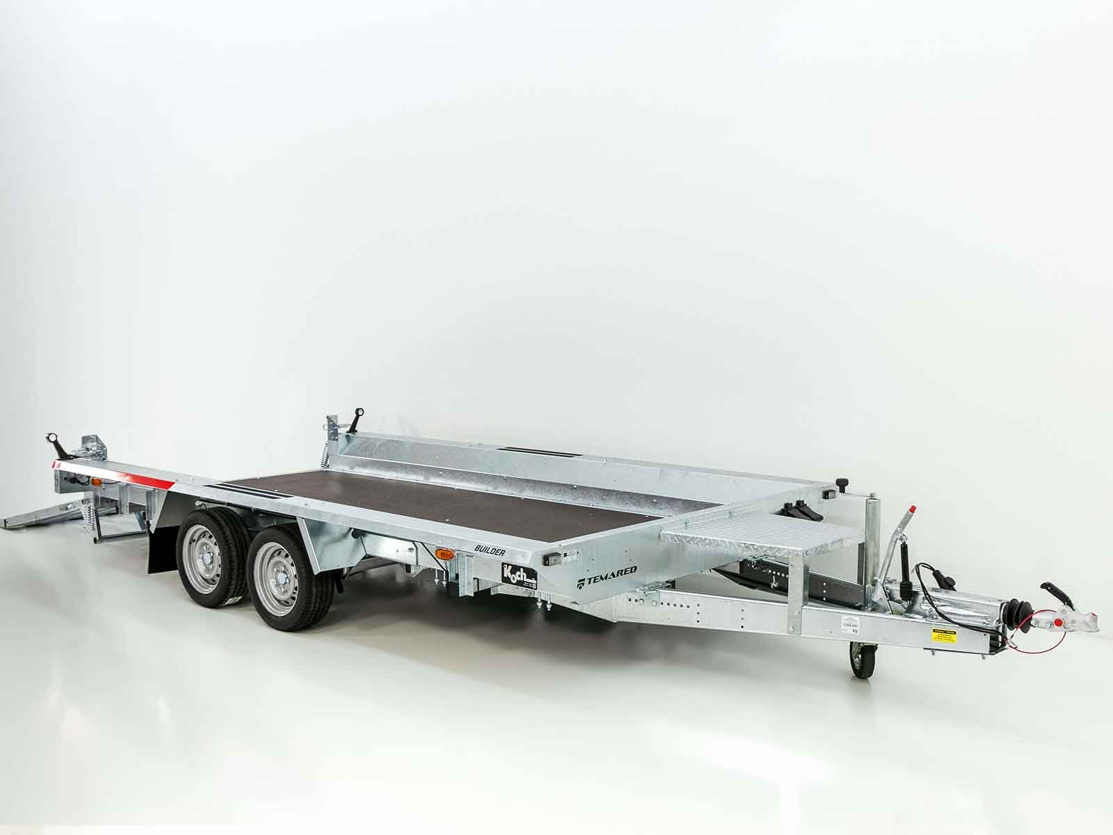 2-anhan-5.jpg Temared Baumaschinenanhänger Builder 183x400cm 3,5t | Rampe-Neu – Bild 1