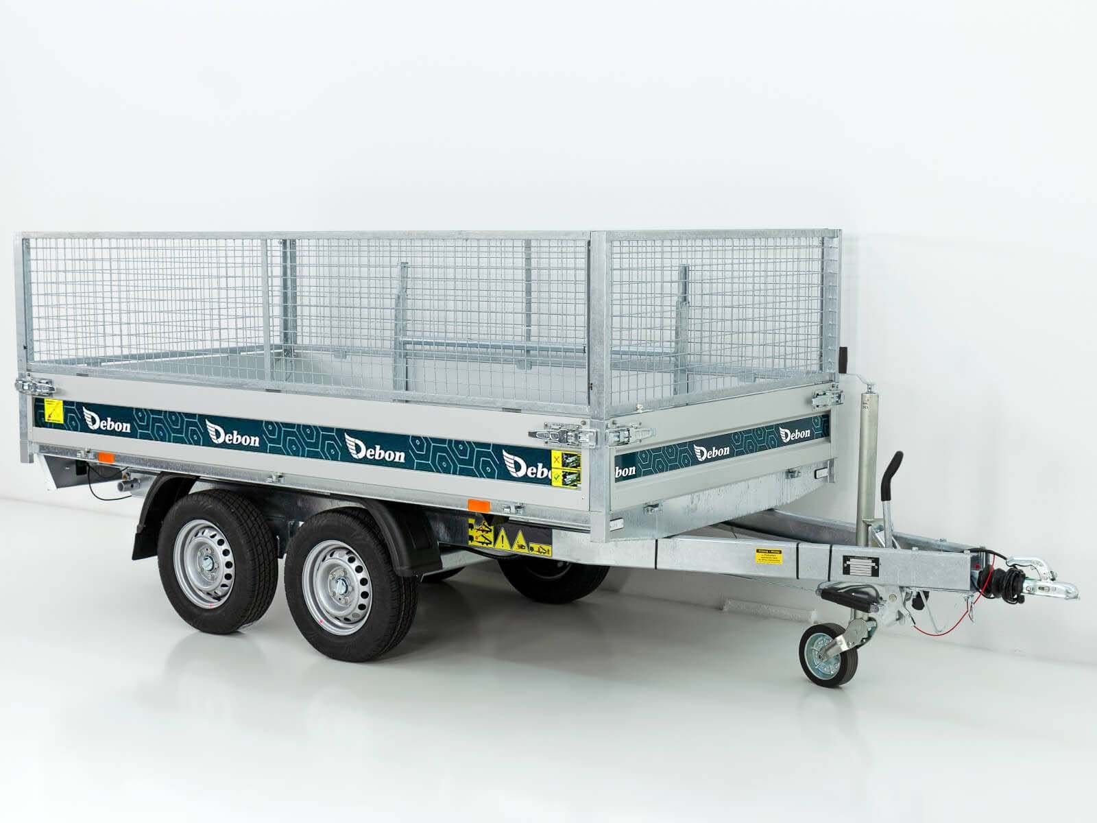 2-kippan-4.jpg Debon Heckkipper 155x305cm 2,0t | E-Pumpe | Gitter 60cm | AKTION-Neu – Bild 1