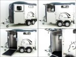 Cheval Liberte Pferdeanhänger Touring Country | Pullman-Fahrwerk | Frontausstieg | grau-Neu – Bild 4