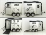 Cheval Liberte Pferdeanhänger Touring One 1,5er|Pullman-Fahrwerk|Frontausstieg|schwarz-Neu – Bild 9