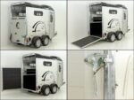 Cheval Liberte Pferdeanhänger Touring One 1,5er|Pullman-Fahrwerk|Frontausstieg|schwarz-Neu – Bild 10
