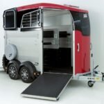Ifor Williams Pferdeanhänger HBX 506|Frontausstieg|neues Modell|rot-Neu