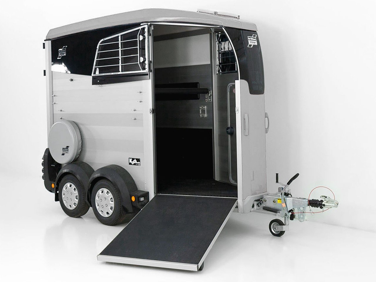 2122_01_2_1280x1280.jpg Ifor Williams Pferdeanhänger HBX 403|Frontausstieg|neues Modell|silber-Neu – Bild 1