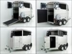 Ifor Williams Pferdeanhänger HBX 403|Frontausstieg|neues Modell|silber-Neu – Bild 13