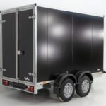 Vezeko Kofferanhänger 152x355cm Höhe:193cm 2,7t|schwarz-Neu