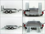 Variant Baumaschinenanhänger Maxi Load 161×305 3,5t|Skids|Beavertail Heck-Neu – Bild 7
