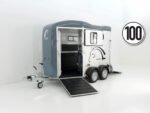 Cheval Liberte Pferdeanhänger Touring Country | Sattelkammer | Frontausstieg | grau-Neu