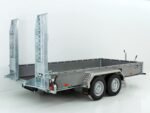 Vezeko Baumaschinenanhänger BA 190x390cm 3,5t|grau|Schwenk-Rampen|SB-Neu – Bild 3