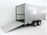 Vezeko Kofferanhänger 204x405cm Höhe:205cm 2,7t|Rampe|silber-Neu