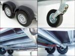 Vezeko Kofferanhänger 204x405cm Höhe:205cm 2,7t|Rampe|silber-Neu – Bild 17