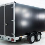 Vezeko Kofferanhänger 204x405cm Höhe:205cm 2,7t|schwarz-Neu