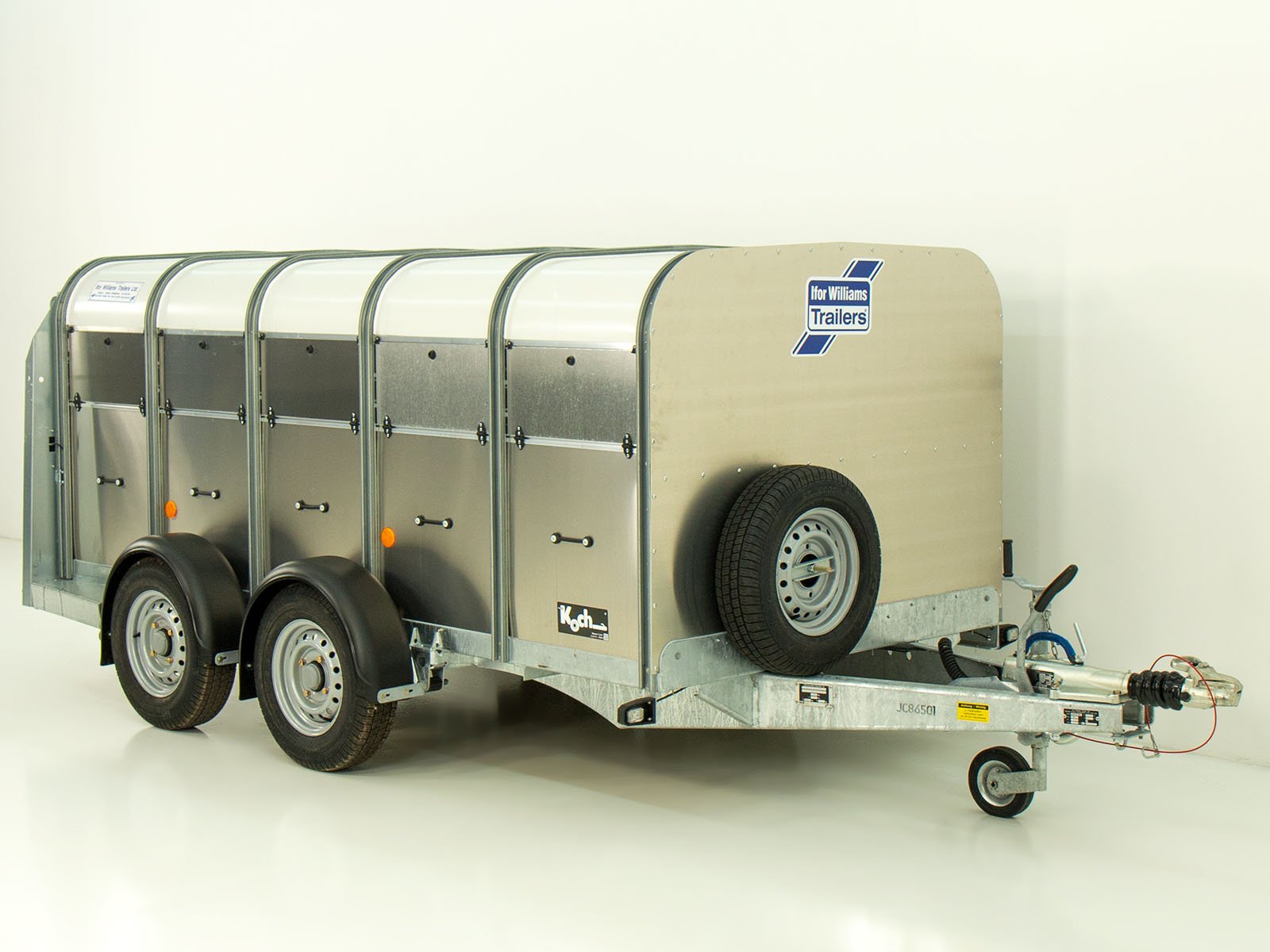 23-vie-4.jpg Ifor Williams Viehanhänger TA5 10×4 156×311 cm Höhe: 120 cm | 2,7t-Neu – Bild 1