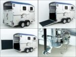 Cheval Liberte Pferdeanhänger MAXI 2 | blau-Neu – Bild 9