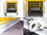 Anhänger mit Plane 125x250cm 750kg | Typ U4 | Hochplane 140 cm Profi | Gelb-Neu – Bild 9