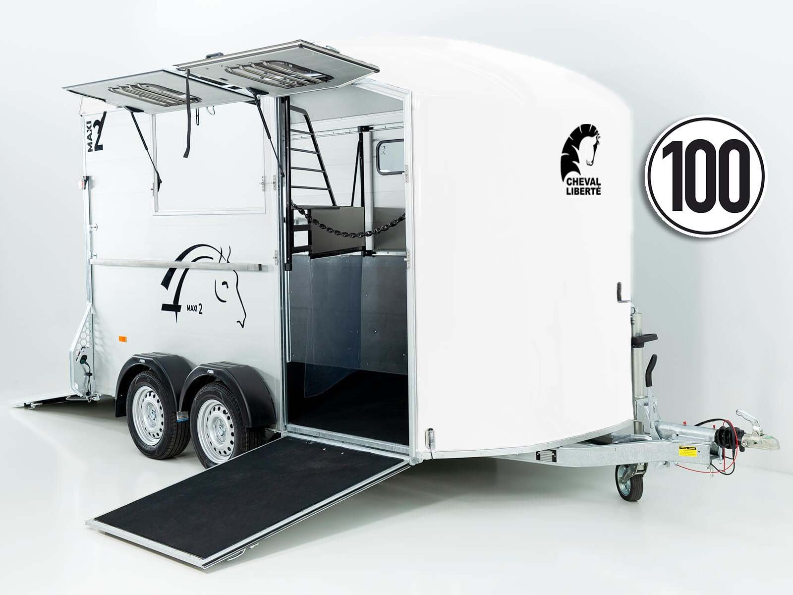 25-cheval-2.jpg Cheval Liberte Pferdeanhänger MAXI 2 | weiß-Neu – Bild 1