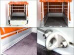 Anhänger mit Plane 125x250cm 750kg | Typ U4 | Hochplane 140 cm Profi | Orange-Neu – Bild 2