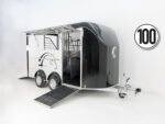 Cheval Liberte Pferdeanhänger Maxi 3 | 3 Pferde | Pullmann 2 Fahrwerk | schwarz-Neu