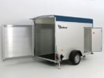 Debon Kofferanhänger Cargo  H:190cm 1,3t|Alu, Polybug|Tür|blau-Neu – Bild 7