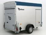 Debon Kofferanhänger Cargo  H:190cm 1,3t|Alu, Polybug|Tür|blau-Neu – Bild 6