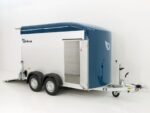Debon Kofferanhänger C500 164x300cm H:200cm 2,0t|Alu|Polybug|Tür|blau-Neu – Bild 4