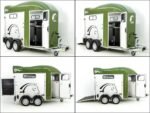 Cheval Liberte Pferdeanhänger GOLD 3|Pullman 2|Sattelkammer|olivgrün-Neu – Bild 9