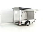 Debon Kofferanhänger C300 Sandwich 148x295cm H:190cm 1,3t|Alu|Polybug|Tür|Klappe|schwarz-Neu – Bild 2