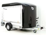Debon Kofferanhänger C300 Sandwich 148x295cm H:190cm 1,3t|Alu|Polybug|Tür|Klappe|schwarz-Neu – Bild 3