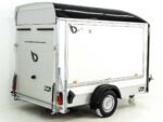 Debon Kofferanhänger C300 Sandwich 148x295cm H:190cm 1,3t|Alu|Polybug|Tür|Klappe|schwarz-Neu – Bild 5