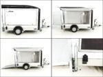 Debon Kofferanhänger C300 Sandwich 148x295cm H:190cm 1,3t|Alu|Polybug|Tür|Klappe|schwarz-Neu – Bild 8