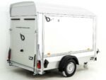 Debon Kofferanhänger C300 Sandwich 148x295cm H:190cm 1,3t|Alu|Polybug|Tür|Klappe|weiß-Neu – Bild 5