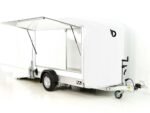 Debon Kofferanhänger C300 Sandwich 148x295cm H:190cm 1,3t|Alu|Polybug|Tür|Klappe|weiß-Neu – Bild 7
