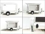 Debon Kofferanhänger C300 Sandwich 148x295cm H:190cm 1,3t|Alu|Polybug|Tür|Klappe|weiß-Neu – Bild 8