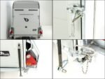 Debon Kofferanhänger C300 Sandwich 148x295cm H:190cm 1,3t|Alu|Polybug|Tür|Klappe|weiß-Neu – Bild 11