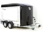 Debon Kofferanhänger C500 Sandwich 164x300cm H:200cm 2,0t|Alu|Polybug|Tür|schwarz-Neu – Bild 3