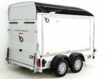 Debon Kofferanhänger C500 Sandwich 164x300cm H:200cm 2,0t|Alu|Polybug|Tür|schwarz-Neu – Bild 5