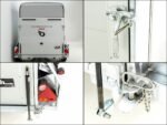 Debon Kofferanhänger C500 Sandwich 164x300cm H:200cm 2,0t|Alu|Polybug|Tür|schwarz-Neu – Bild 13