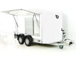 Debon Kofferanhänger C500 Sandwich 164x300cm H:200cm 2,0t|Alu|Polybug|Tür|weiß-Neu – Bild 4